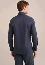 Camisa Social Masculina Alfaiataria Clássica - Cinza