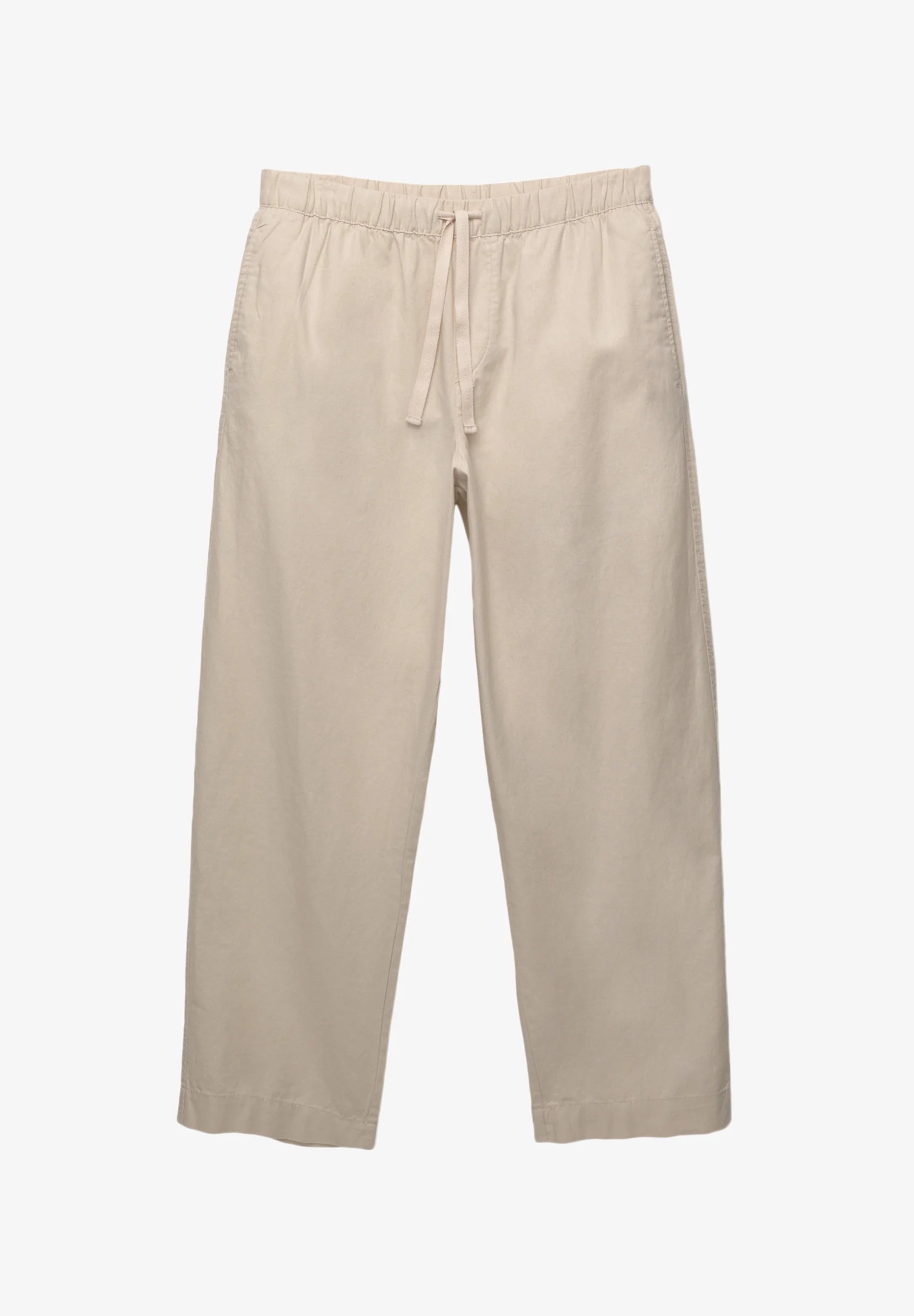 Calça Blend em Linho - Bege