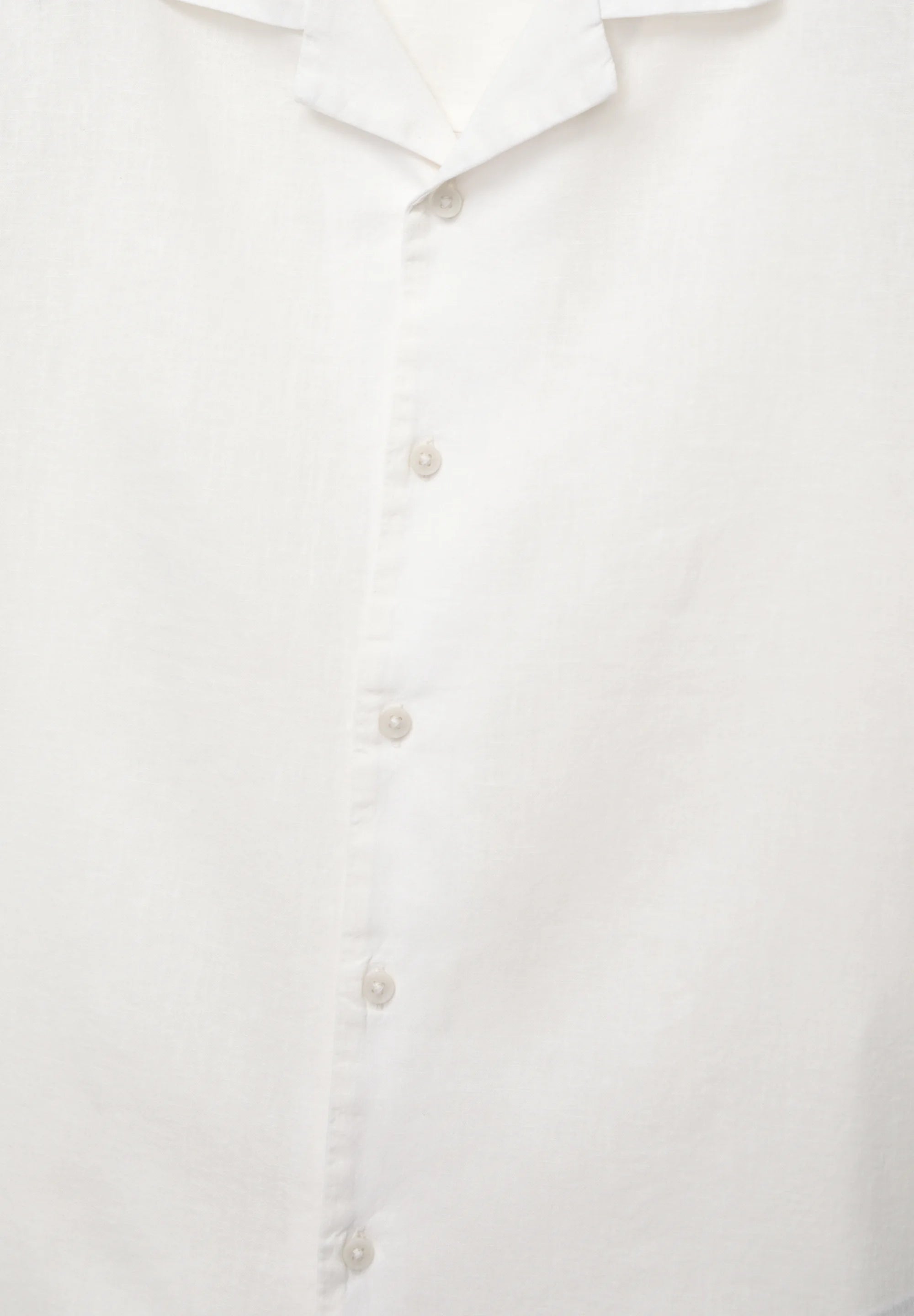 Camisa Clássica em Linho - Branco