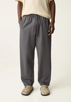 Calça Blend em Linho - Cinza escuro