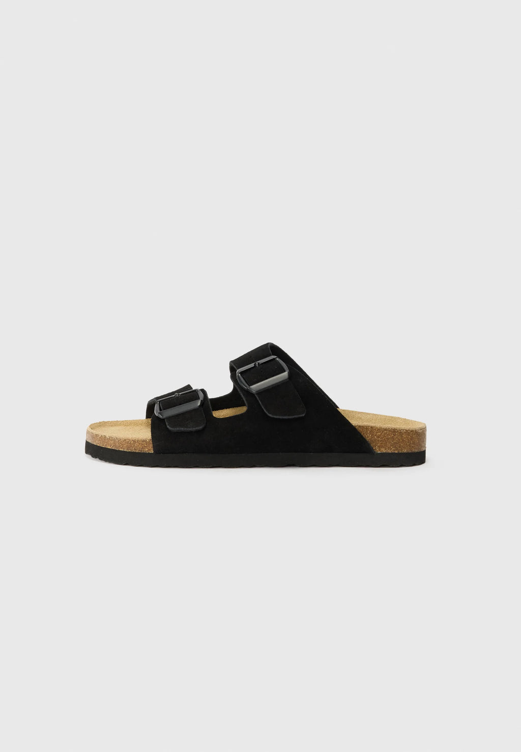 Sandália de Couro Rully - Preto