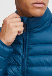 Jaqueta Puffer Ultraleve em Poliamida - Azul
