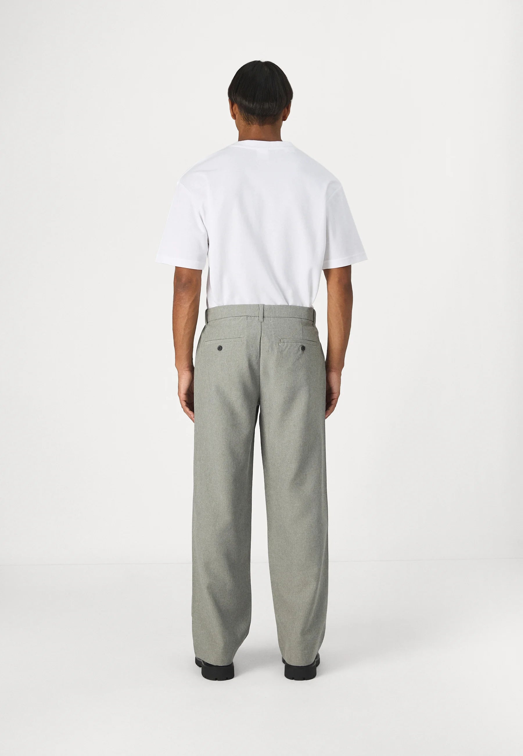 Calça Social Masculina Alfaiataria Premium Fit - Cinza