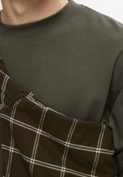 Camiseta Básica Masculina Oversized Gola Redonda - Verde