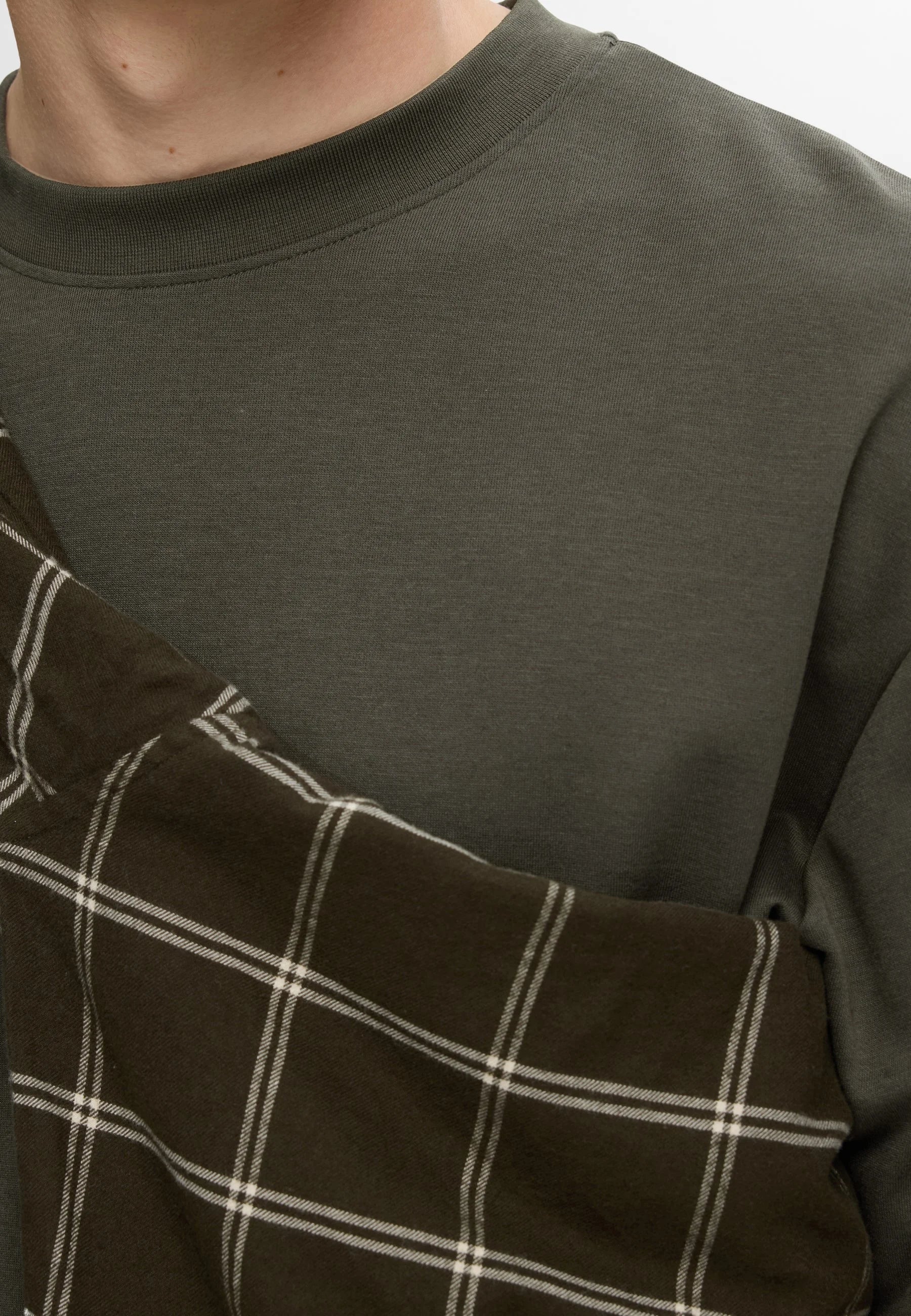 Camiseta Básica Masculina Oversized Gola Redonda - Verde