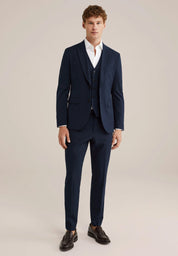 Colete Regular Fit Alfaiataria Masculino - Azul marinho