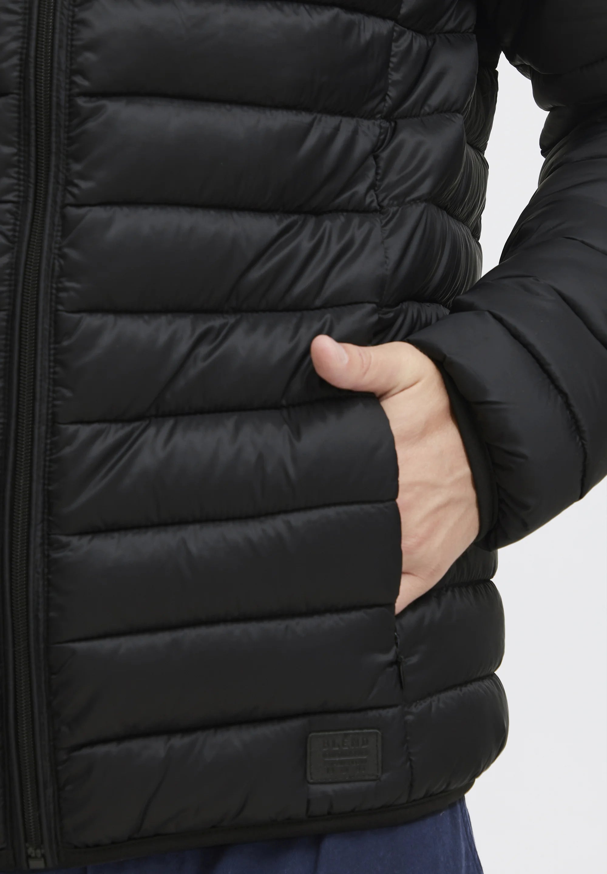 Jaqueta Puffer Ultraleve em Poliamida - Preto