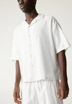 Camisa Clássica em Linho - Branco