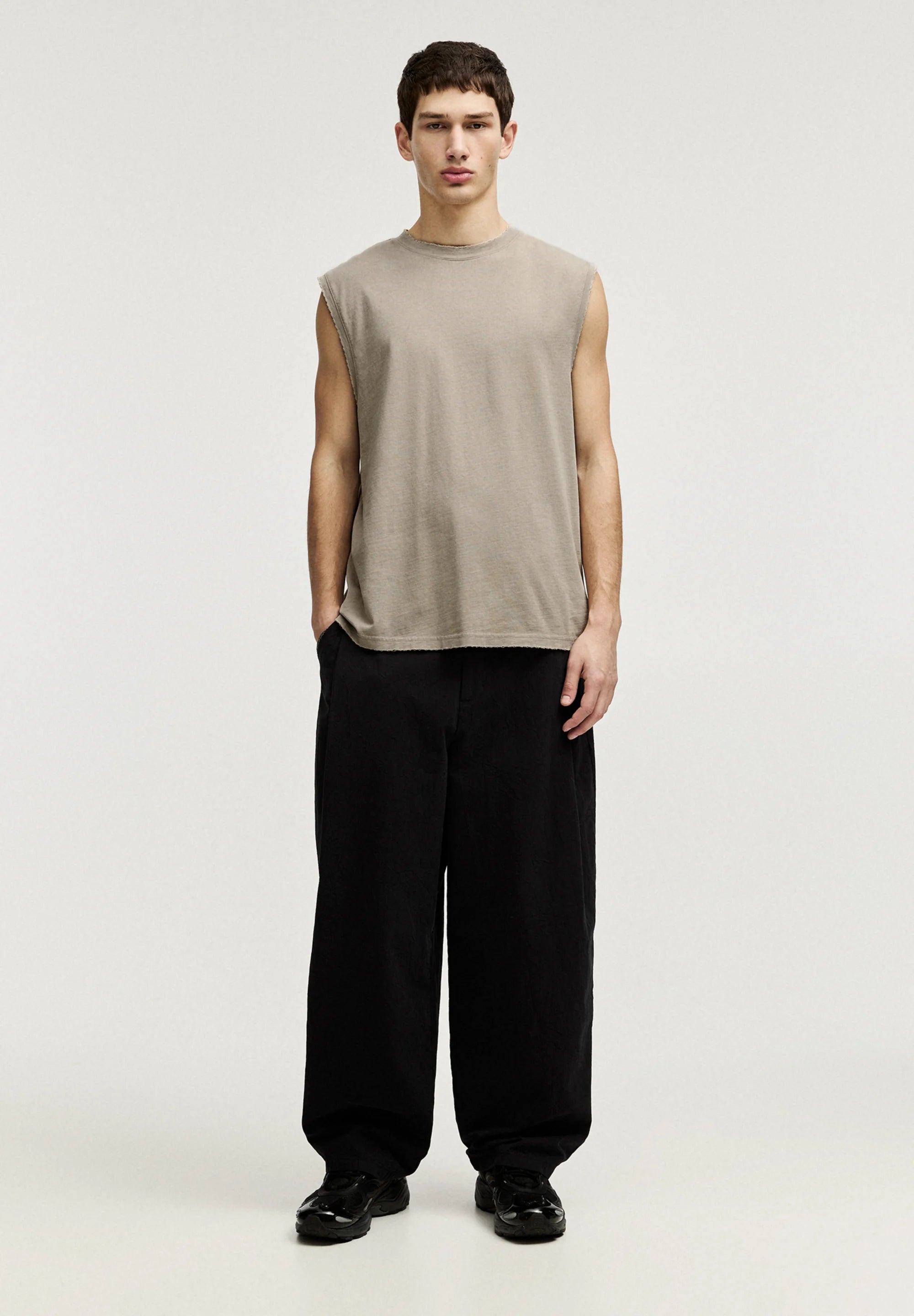 Regata Básica Gola Redonda - Bege