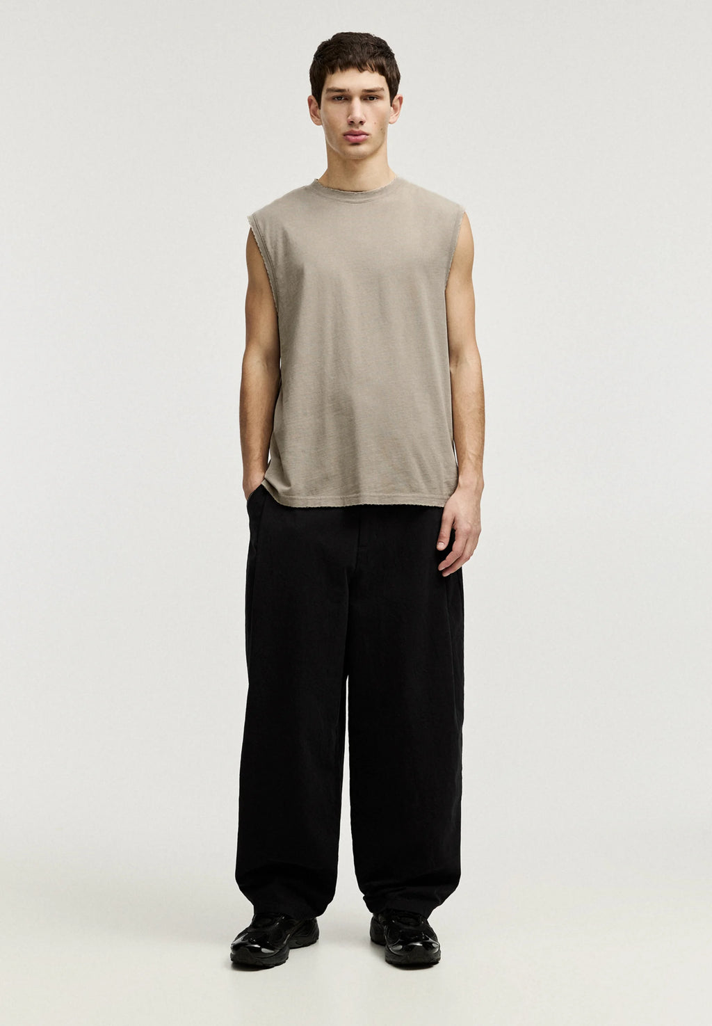 Regata Básica Gola Redonda - Bege