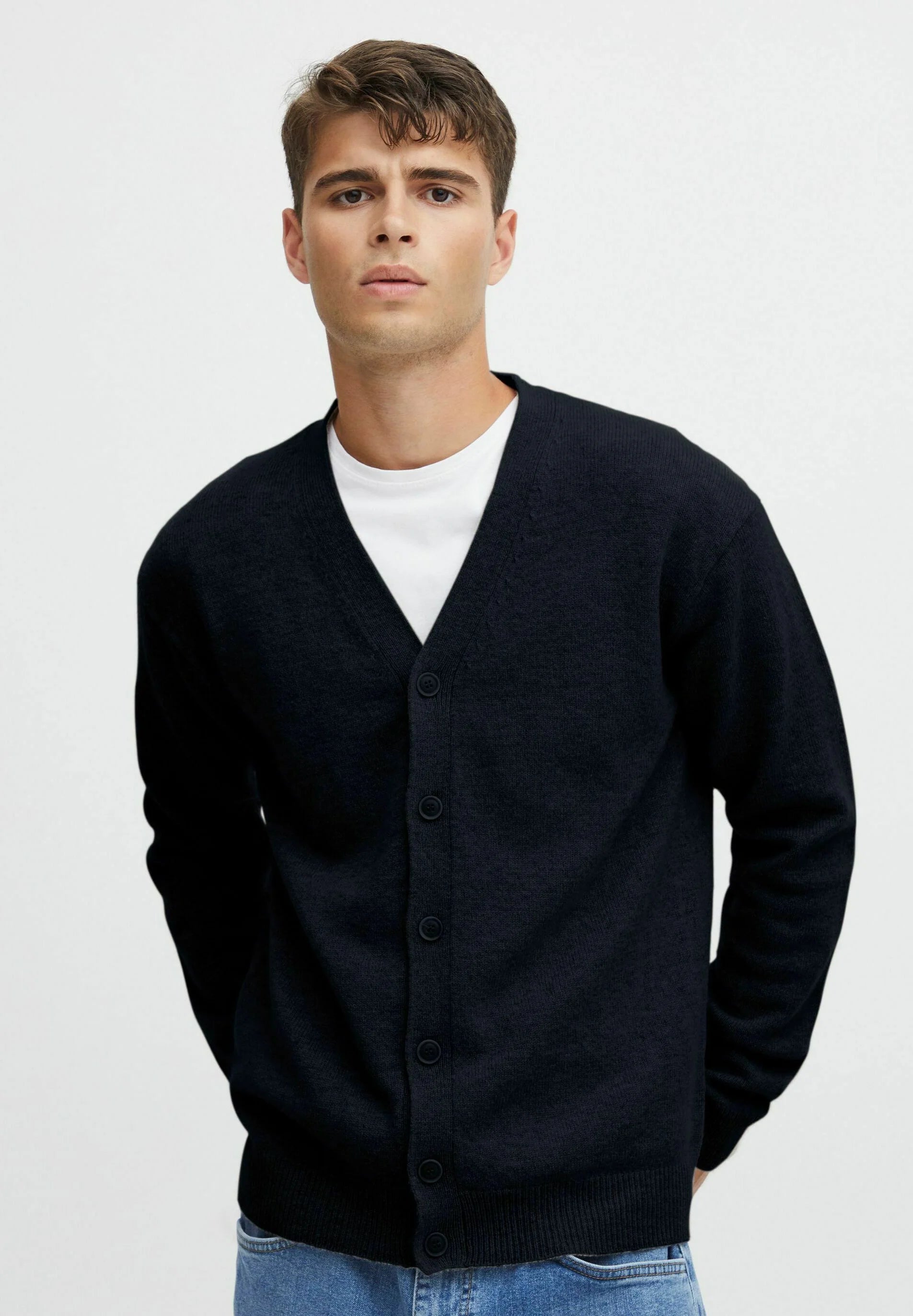 Cardigan Comfort - Azul Marinho