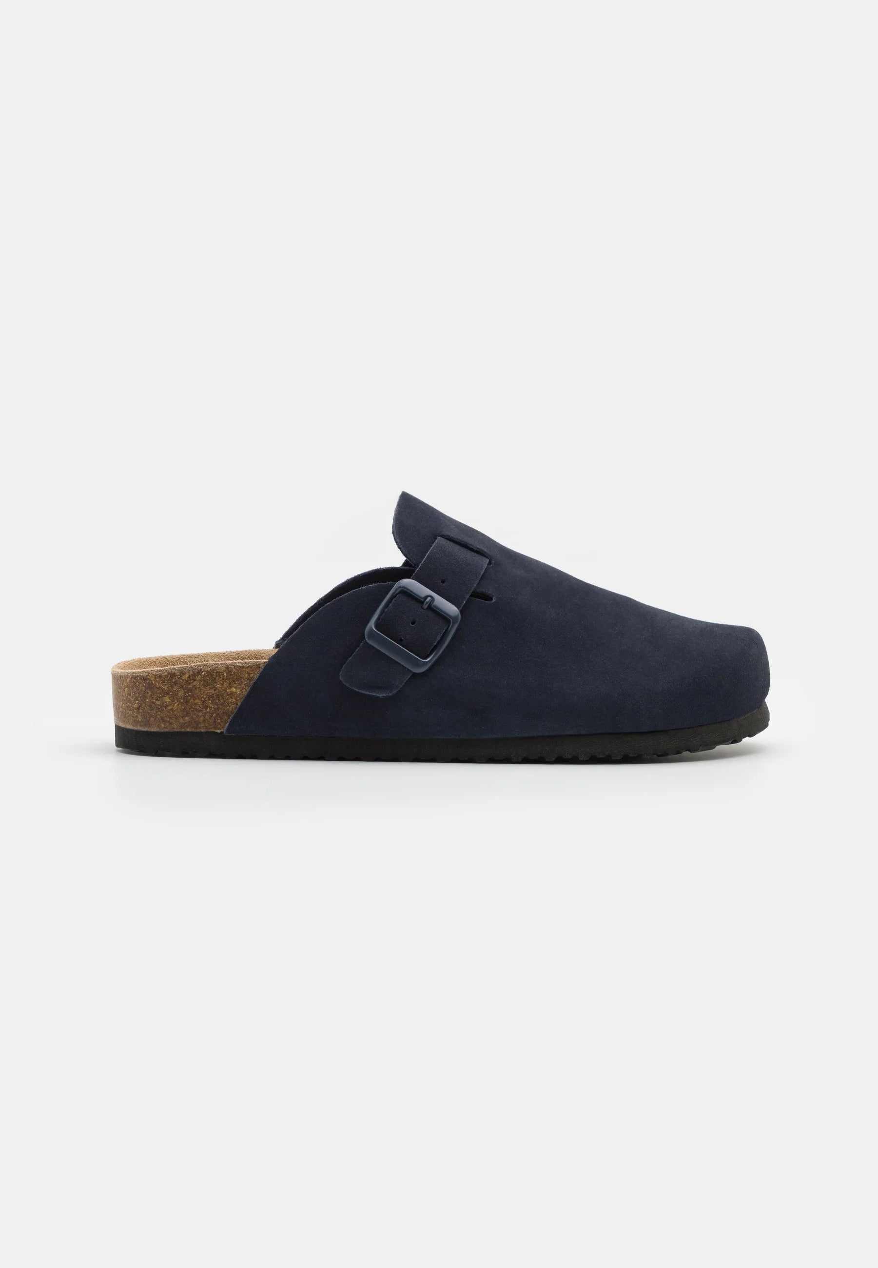 Sandália Masculina em Camurça - Azul marinho