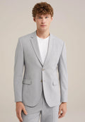Blazer Regular Fit Alfaiataria Masculino - Cinza claro