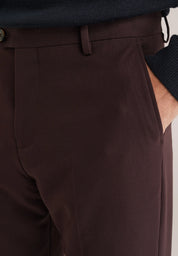 Calça de Alfaiataria Regular Fit - Marrom