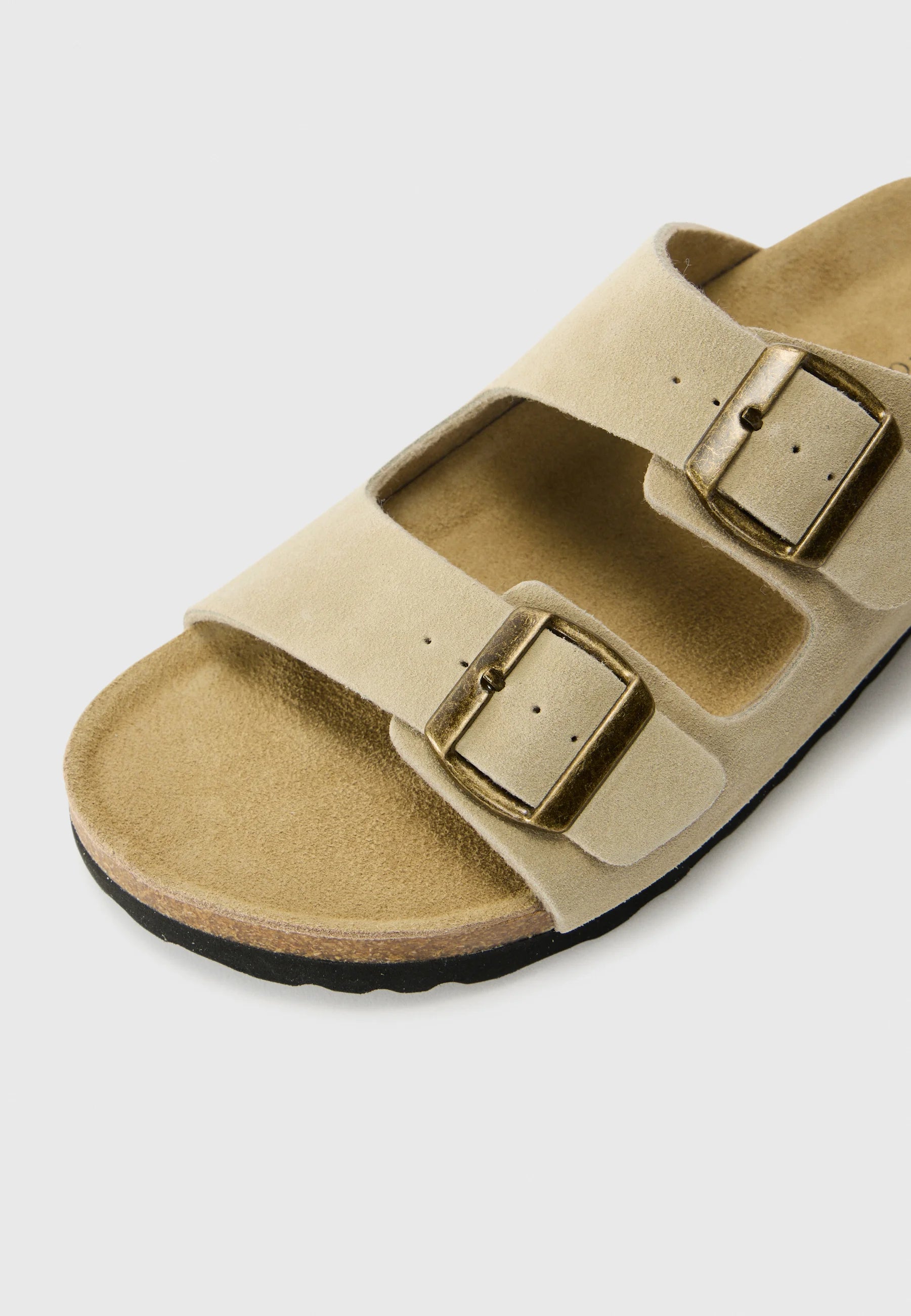 Sandália de Couro Rully - Bege