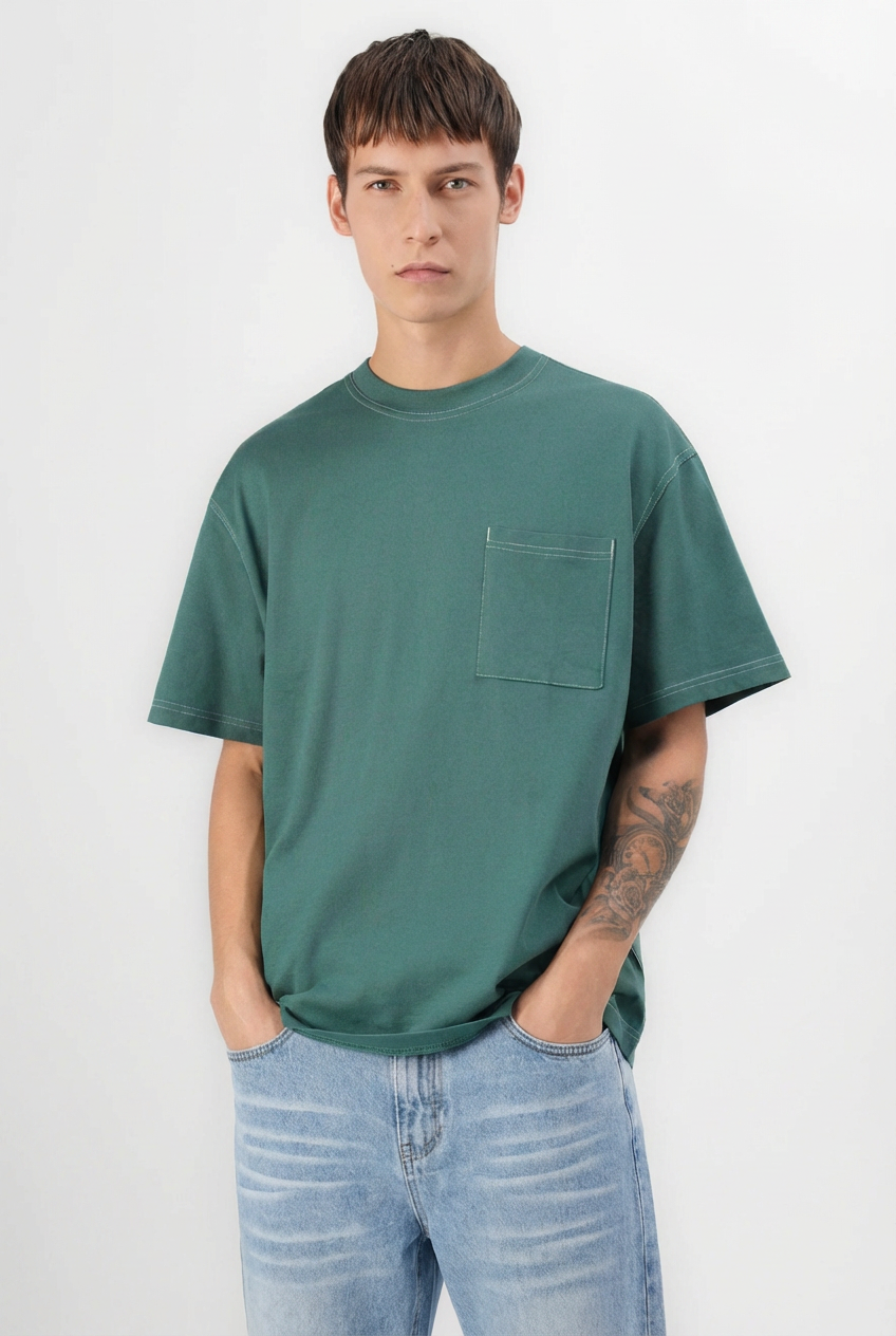 Calça Jeans Baggy - Azul claro