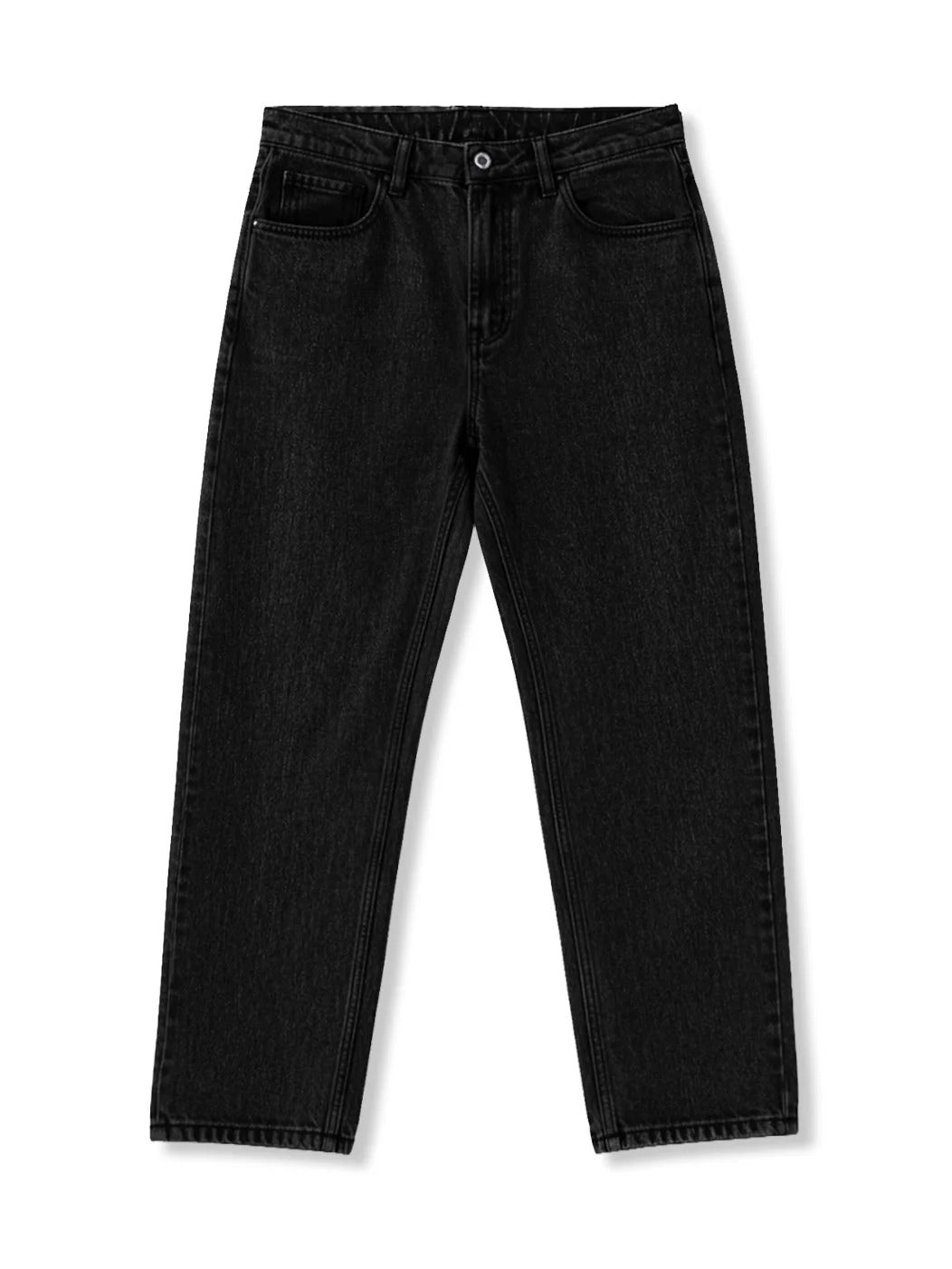 Calça Jeans Baggy - Preto