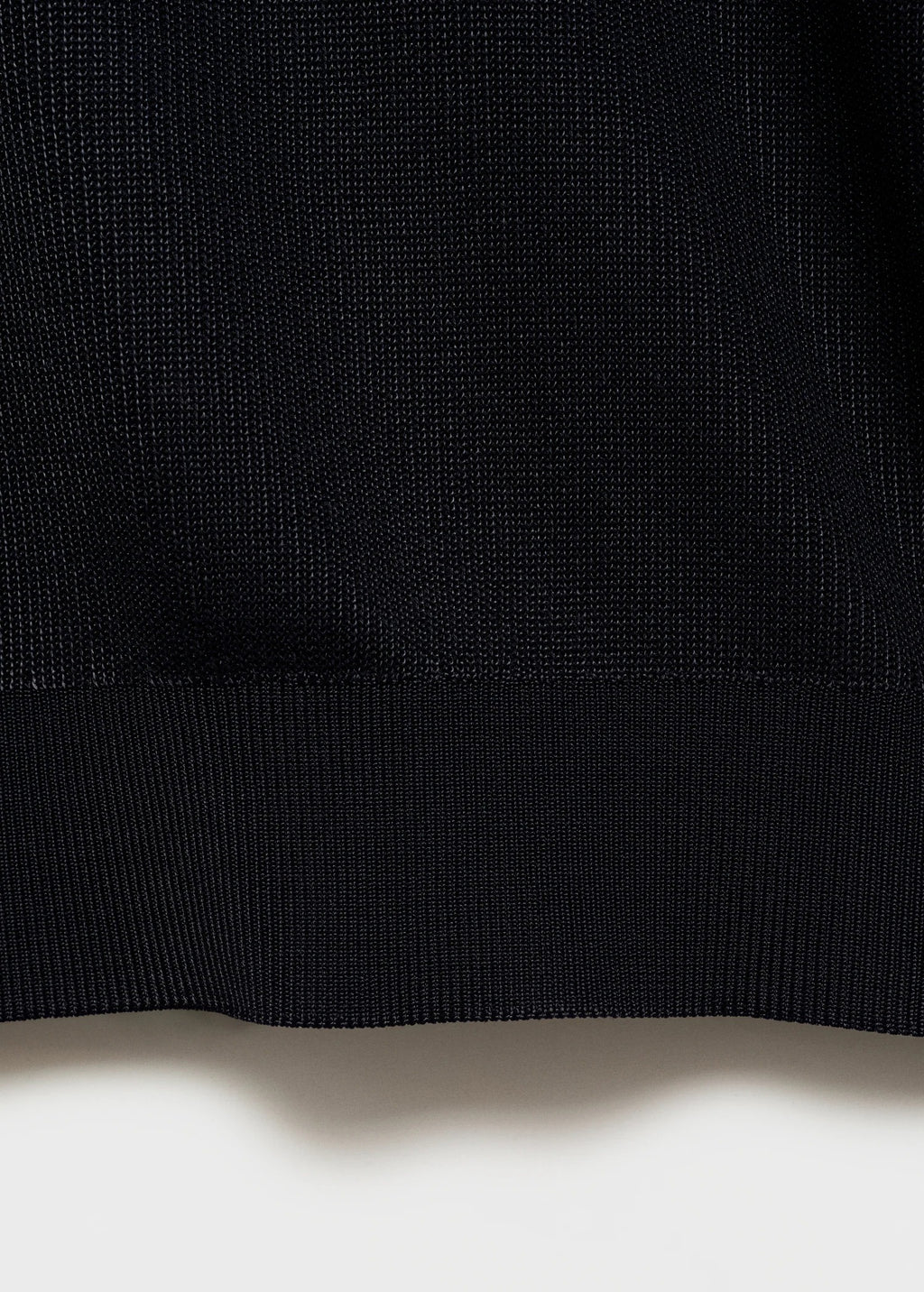 Camisa Polo em Tricô Texturizado - Azul marinho