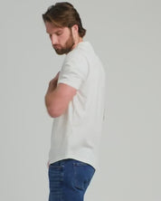 Kit com 3 Camisetas Gola Redonda - Branco