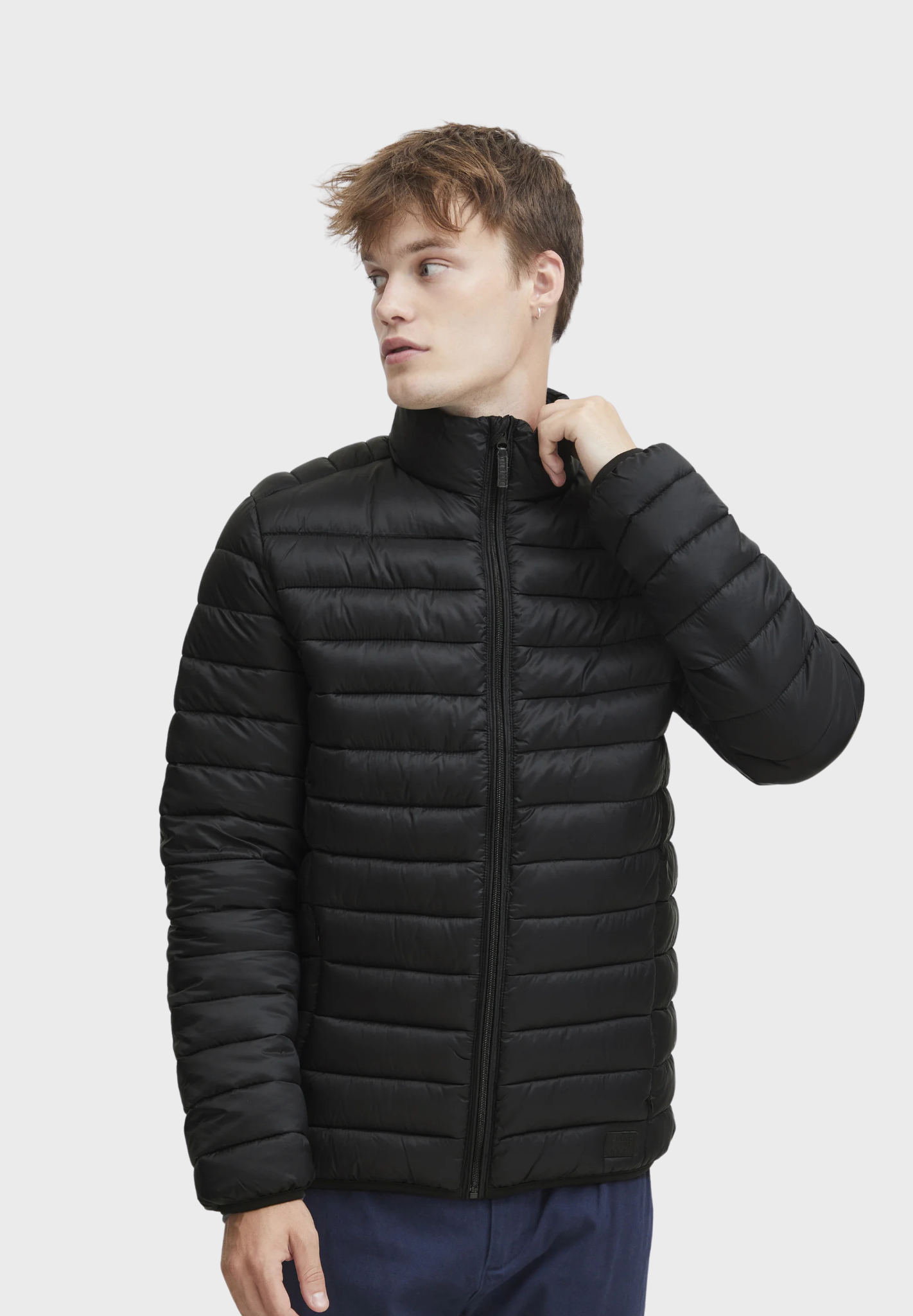 Jaqueta Puffer Ultraleve em Poliamida - Preto