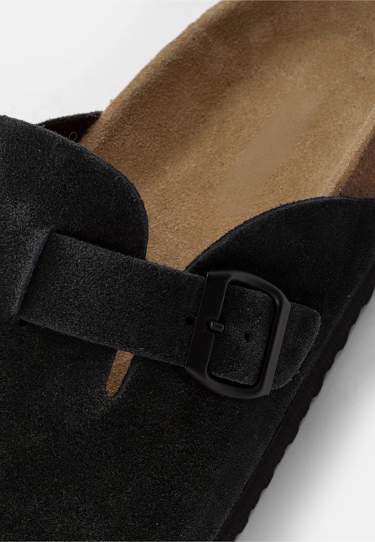 Sandália Masculina em Camurça - Preto